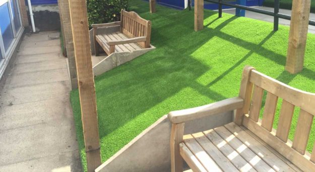 St Mary's Artificial Grass Installation